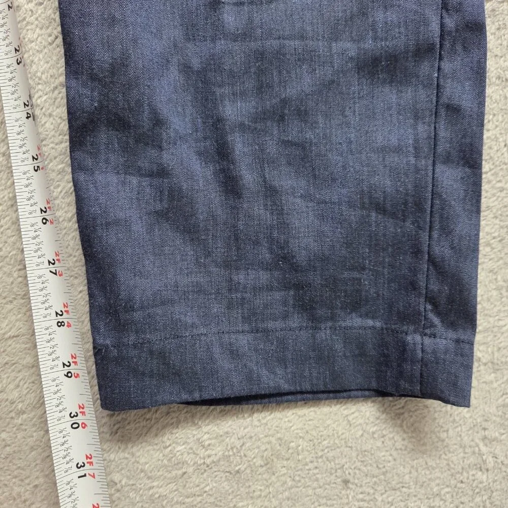 Ted Baker Pants Mens 38 Regular Yucctro Linen Blend Drawstring Slim Fit Trouser